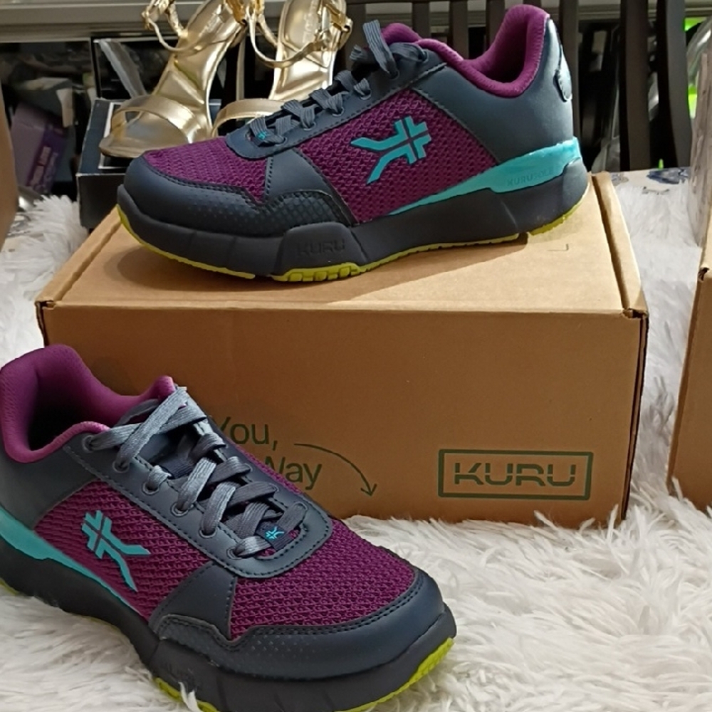 Kuru Quantum 2 Women's Sz 8.5 Wide Orthopedic Plantar Fasciitis Shoes $169